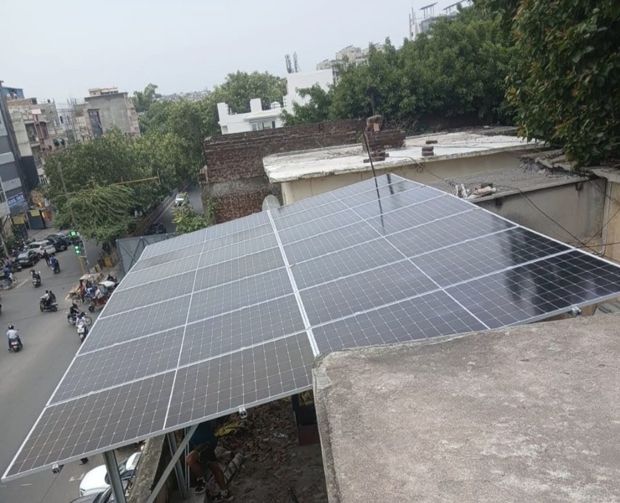 Solar site installation 3